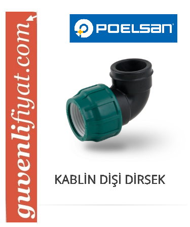 POELSAN 110x3'' KAPLİN DİŞİ DİRSEK