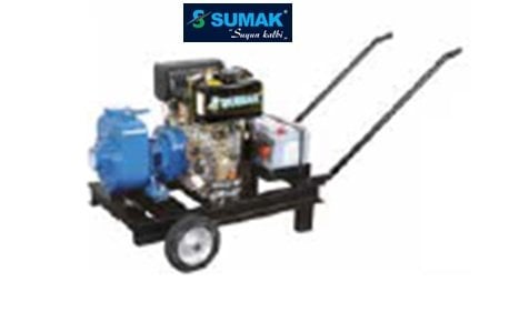 SUMAK DSMT750/3 D 3000 DEVİR 7.5 HP MARŞLI DİZEL SU POMPASI