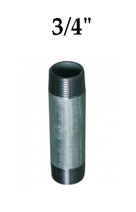 3/4 80 CM GALVANİZ BORU NİPELİ