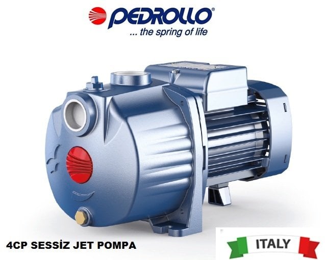 PEDROLLO  4CPm 100C 1HP 220V (SESSİZ) DÖKÜM GÖVDELİ JET POMPA