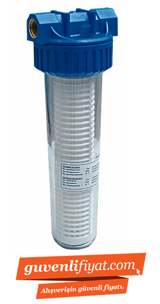 3/4'' FİLTRE KABI 370Y - 100 MİCRON SU FİLTRESİ