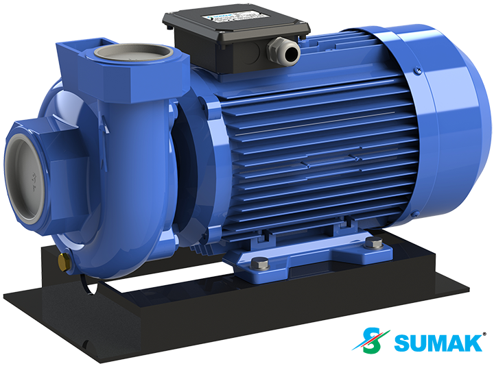 SUMAK SMT750/4-S  7.5HP 380V  SICAK SU SANTRİFÜJ POMPA
