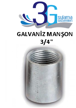 3/4 GALVANİZ MANŞON