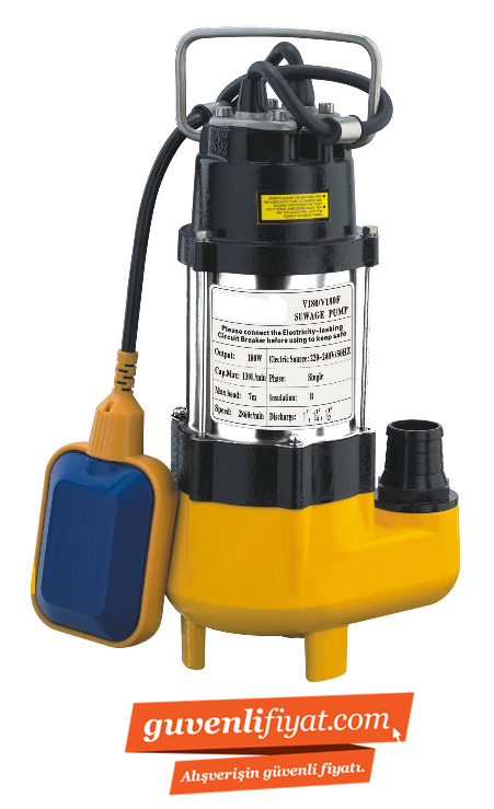 V 250F 0.33 HP 220V KİRLİ SU DALGIÇ POMPA