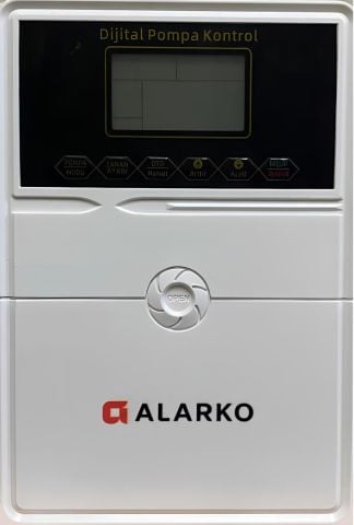 Alarko Y2 4000 MONOFAZE 1HP - 3HP, 220V, İKİ POMPALI HİDROFOR DİJİTAL KONTROL PANOSU (ELEKTRONİK)