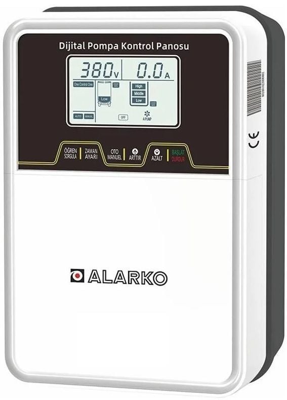 ALARKO, 30Y2 ABS, TRIFAZE, 1.5HP-15HP 380V, ÜÇ POMPALI HİDROFOR, DİJİTAL KONTROL PANOSU (ELEKTRONİK)