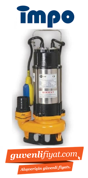 İMPO V750F 1.HP 220V PİS - KİRLİ SU DALGIÇ POMPA