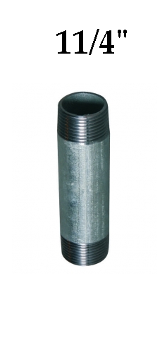 11/4 85 CM GALVANİZ BORU NİPELİ