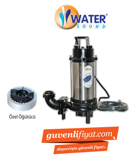 WQ10-13-1.8GF- 2.5 HP 220V ÖZEL SÜPER ÖĞÜTÜCÜLÜ TİP FOSEPTİK DALGIÇ POMPA
