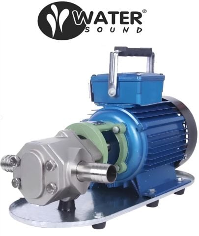 WATER SOUND WCB-75SST, 1HP, 220V, PASLANMAZ GÖVDELİ, DİŞLİ, YAĞ TRANSFER POMPASI [ 1450 d/d ]