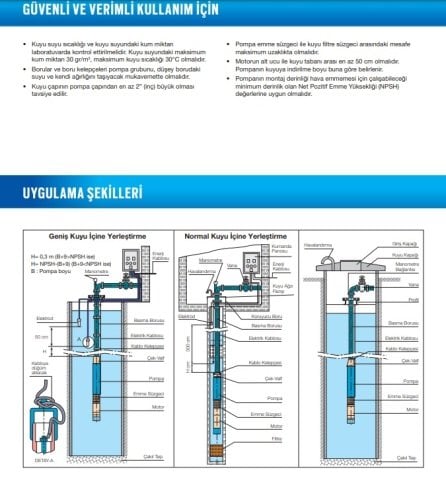 Alarko 7077/20 Kps  100Hp  7'' Paslanmaz Derin Kuyu Dalgıç Pompa (Motor+Pompa) ALK-KPS Serisi