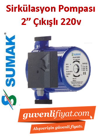 Sumak SSP3-32/6 220v 2\'\' Çıkışlı Dişli Sirkülasyon Pompa