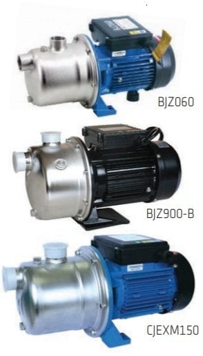 WATER SOUND CJEXM150 -1.8HP-220V- PASLANMAZ GÖVDELİ JET POMPA