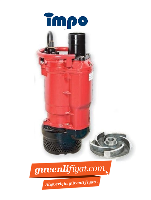 İMPO KBZ 2-1.5 - 2.HP 380V ENDÜSTRİYEL TİP ÇAMUR POMPASI (DALGIÇ POMPA)