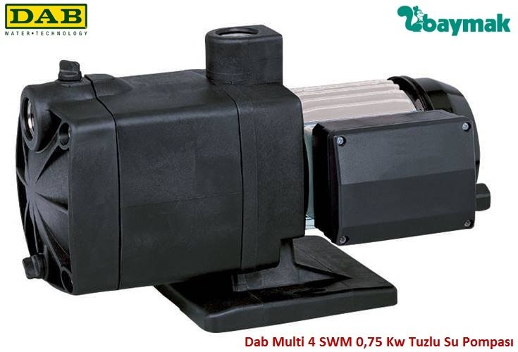 Dab  MULTI 4 SW M    0.75kW  220V  Yatay Çok Kademeli Tuzlu Su Pompası (4 Kademeli)