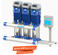 SHT 6C 180/10 FK 3x1.8 HP 380V ÜÇ POMPALI FREKANS KONTROLLÜ HİDROFOR