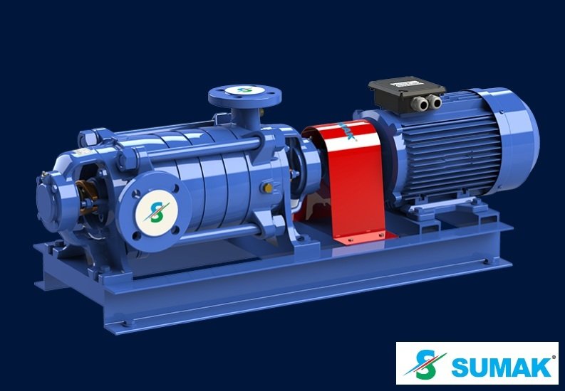 SUMAK  SYT 80/3   15kW 380V   YATAY MİLLİ KADEMELİ  POMPA (1450 d/d)