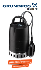 GRUNDFOS UNİLİFT CC 7 A1 - 0,5 HP 220V ATIK SU DRENAJ DALGIÇ POMPA-96280968