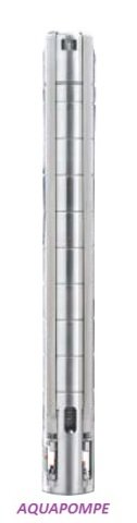 ATLANTİS AQUAPOMPE 4SSD/08 -1HP-8 KADEMELİ- 4'' KOMPLE PASLANMAZ DALGIÇ POMPA (TEK POMPA)