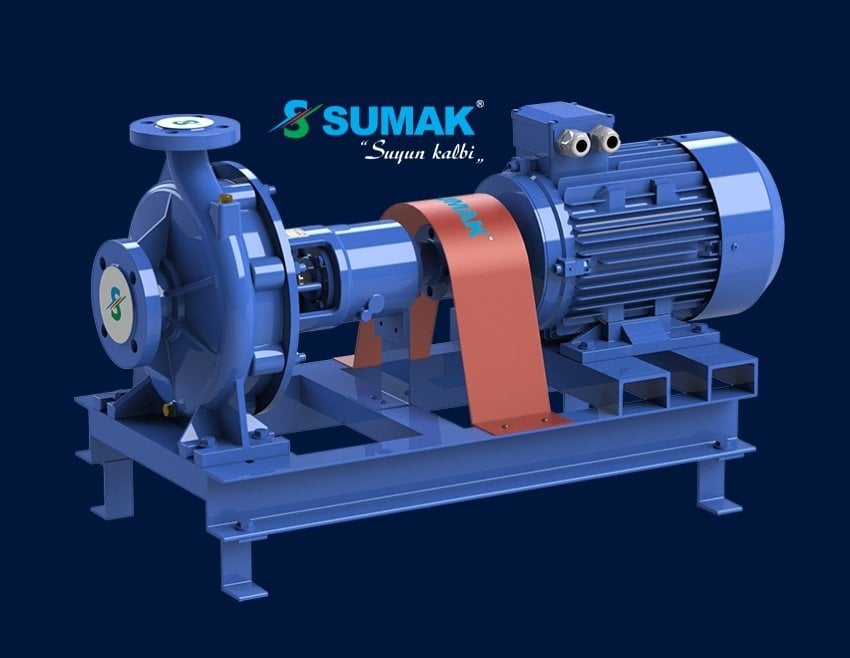 Sumak SMT250/50     37 kW  380V   Tek Kademeli Salyangoz Gövdeli Pompa (2900 d/d)