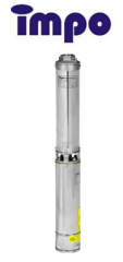 İmpo SK 412-05 1.5hp 380v 2'' Çıkışlı Sondaj Dalgıç Pompa ( Motor+Pompa )-Eco motor-Technoplast başlıklı pompa