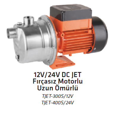 WATER SOUND TJET-400S/24V DC FIRÇASIZ JET POMPA