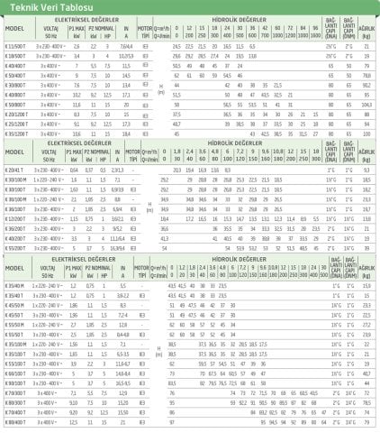 Dab  K 50/800 T     11 kw  380V  Tek Kademeli Döküm Gövdeli Santrifüj Pompa