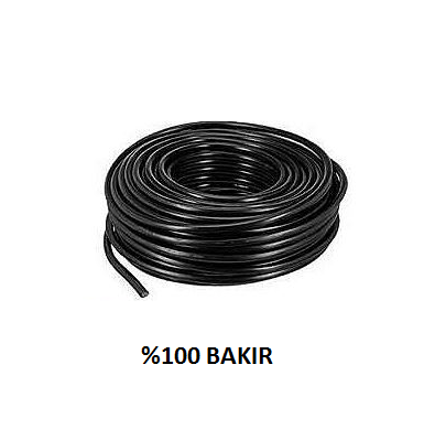 3x1,5 mm TTR BAKIR SARGILI YUVARLAK KABLO (100 MT)