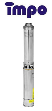 İmpo SK 404-10 1hp 220v 1 1/4'' Çıkışlı Sondaj Dalgıç Pompa ( Motor+Pompa )-Eco motor-Technoplast başlıklı pompa