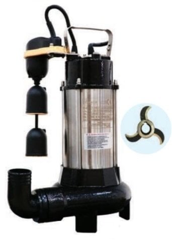 WATER SOUND V1300DFA -1.8 HP-220V- BIÇAKLI TİP PİS SU POMPASI