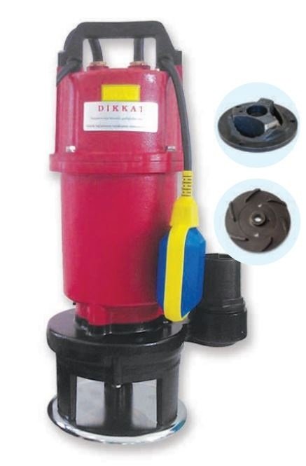 WATER SOUND QDX15-7-1.1 -1.5 HP-380V- ÖĞÜTÜCÜLÜ PİS SU DALGIÇ POMPASI