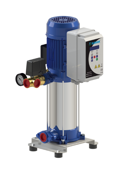 SUMAK SHT12A 300/6 SMART 3 HP 380V TEK POMPALI DİJİTAL PANOLU HİDROFOR