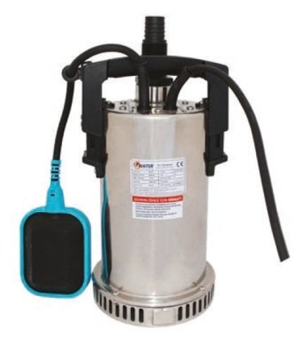 WATER SOUND QSB-2JH-550 -0.65 HP-220V- PASLANMAZ ÇELİK GÖVDELİ DRENAJ DALGIÇ POMPA