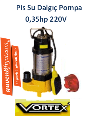 VORTEX VX-35 0.35HP 220V Pis Su Dalgıç Pompa