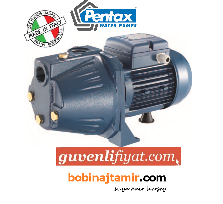 PENTAX JMRC 80 0,8  HP 220 V DÖKÜM GÖVDELİ JET POMPA