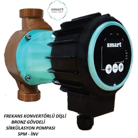 SMART DN25 İNV.  BRONZ GÖVDELİ  FREKANS KONTROLLÜ DİŞLİ SİRKÜLASYON POMPASI - Özel fiyat teklifi için bizi arayınız. 
