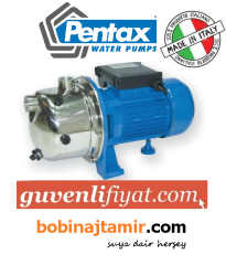 PENTAX İNOX 80 0.8 HP 220 V PASLANMAZ GÖVDELİ JET POMPA