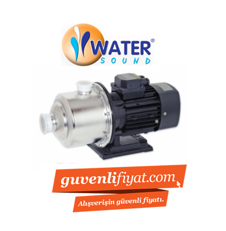 WATER SOUND CM 4-60 (316) 1,5 HP 380V YATIK MİLLİ ÇOK KADEMELİ PASLANMAZ ÇELİK SANTRİFÜJ POMPA