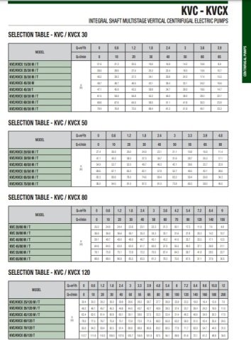 Dab  KVCX  15-30 M      0.25 kW  220V   Dikey Milli Çok Kademeli Santrifüj Pompa