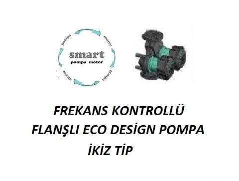 SMART SPM 50/12 280 F ECO İNV. İKİZ  DN50  FREKANS KONTROLLÜ FLANŞLI ECO DESIGN İKİZ TİP SİRKÜLASYON POMPASI - 560W GÜÇ