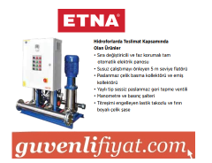 ETNA T3 KI 8-8/30 3x4 HP 380V ÜÇ POMPALI KOMPLE PASLANMAZ ÇELİK POMPALI SESSİZ HİDROFOR