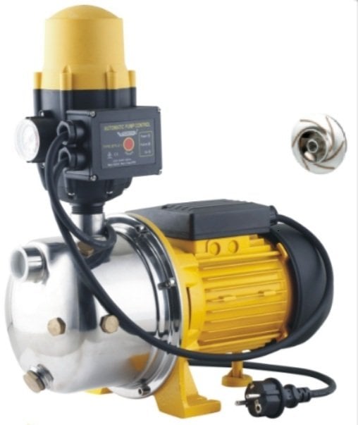 VORTEX VPİ 100 INOX P -1HP-220V- 5 KAT- 6 DAİRE ÇELİK FANLI HİDROMATLI PAKET HİDROFOR