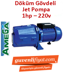 AMEGA JTM 100 1hp 220v Döküm Gövdeli Jet Pompa