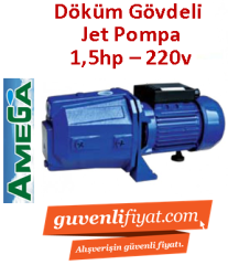 AMEGA JTM 150 1.5hp 220v Döküm Gövdeli Jet Pompa