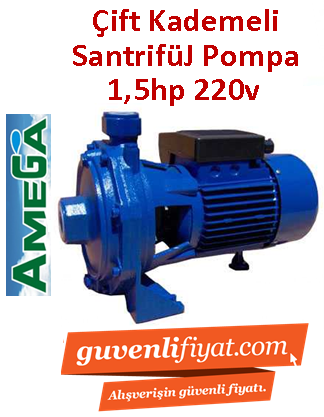 AMEGA SCM 2-52 1.5hp 220v Çift Kademeli Santrifüj Pompa