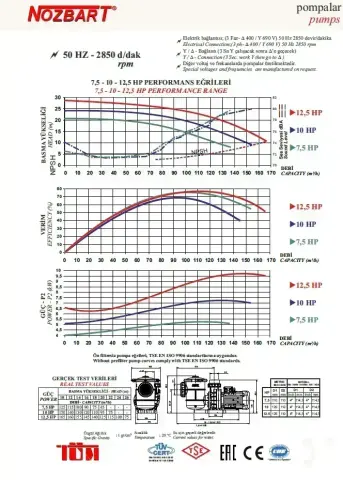 Nozbart Tsunami Serisi PTF-300 - 30 Hp Ön Filtreli Havuz Pompası