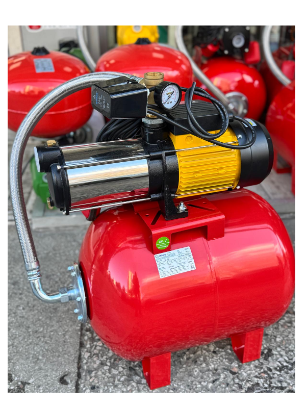 Vortex Vkp S/S 9-06 3HP 220V Paslanmaz Kademeli 50Lt Tanklı Paket Hidrofor