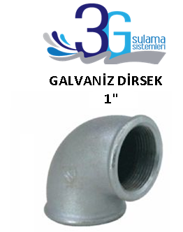 1 GALVANİZ DİRSEK