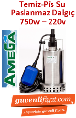 AMEGA TOX 750 750w 220v Paslanmaz Gövdeli Dalgıç Pompa