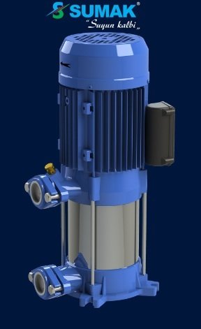 SUMAK SHM6-100/6   1Hp 220v Dik Düşey Milli Kademeli Pompa